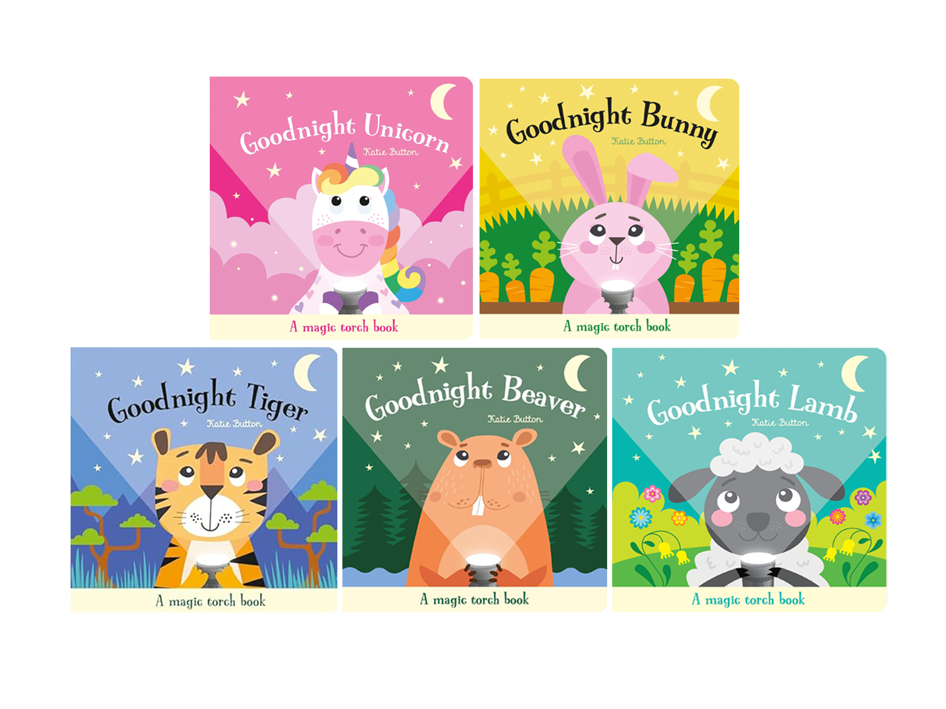 Magic Torch Book Series Collection 5 Book Set By Katie Button