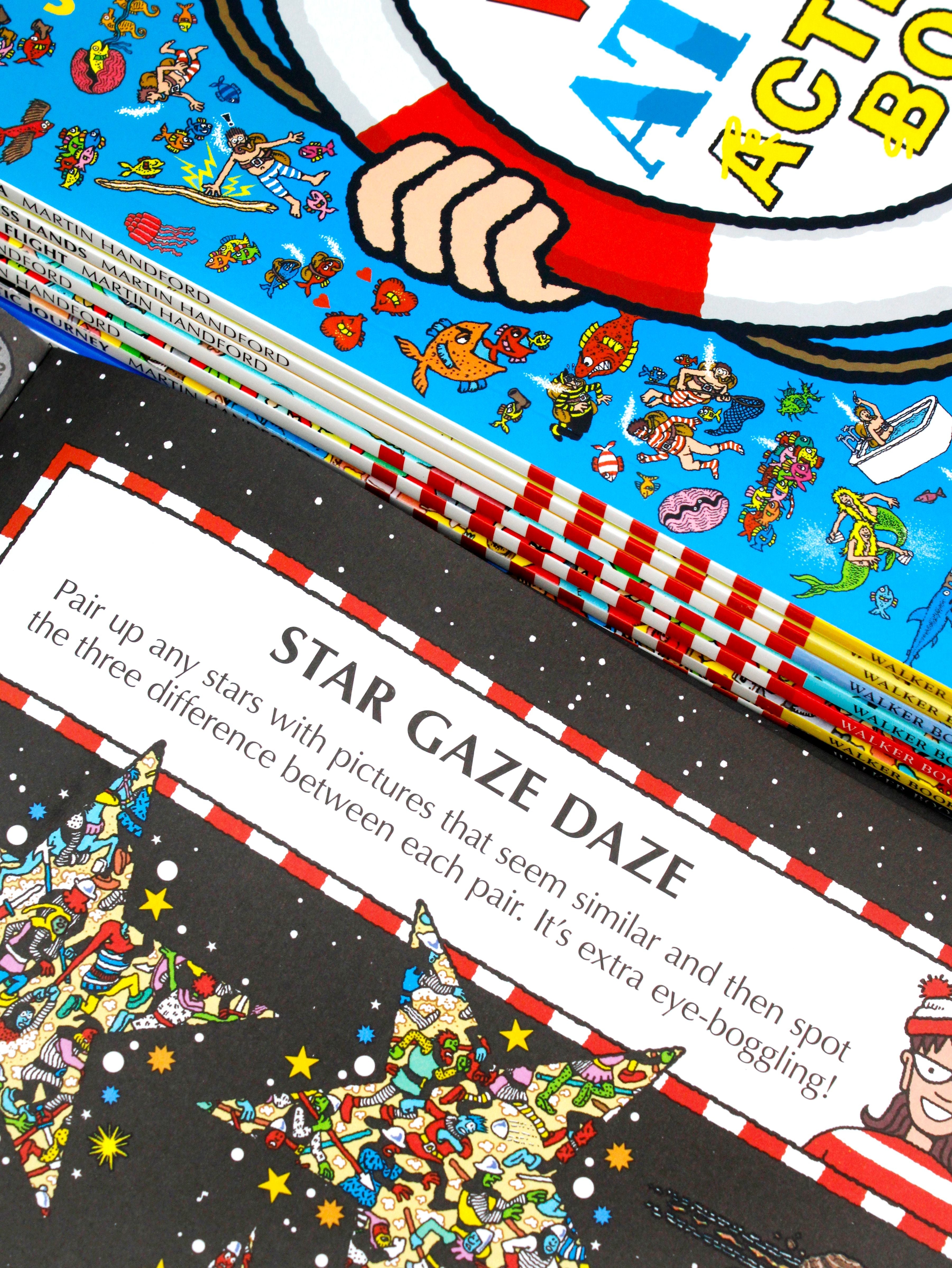 Where’s Wally? 8 paperback Book Adventure & Activity Set | Fun Seek-and-Find Puzzle Books for Kids | Interactive, Educational & Imaginative Play!