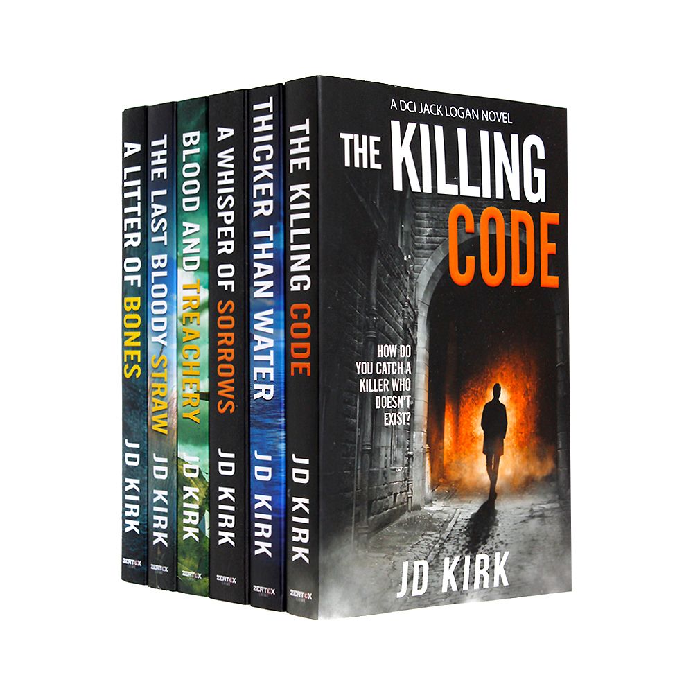 DCI Logan Crime Thrillers 1-6 book Collection Set by JD Kirk – Gripping UK Crime Novels, Murder Mysteries & Suspense Thrillers for Adults