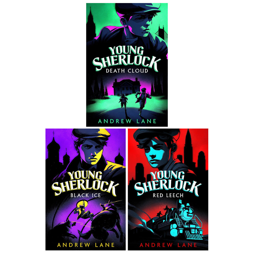 Young Sherlock Holmes Series Collection 3 Books Set by Andrew Lane (Death Cloud, Black Ice & Red Leech)