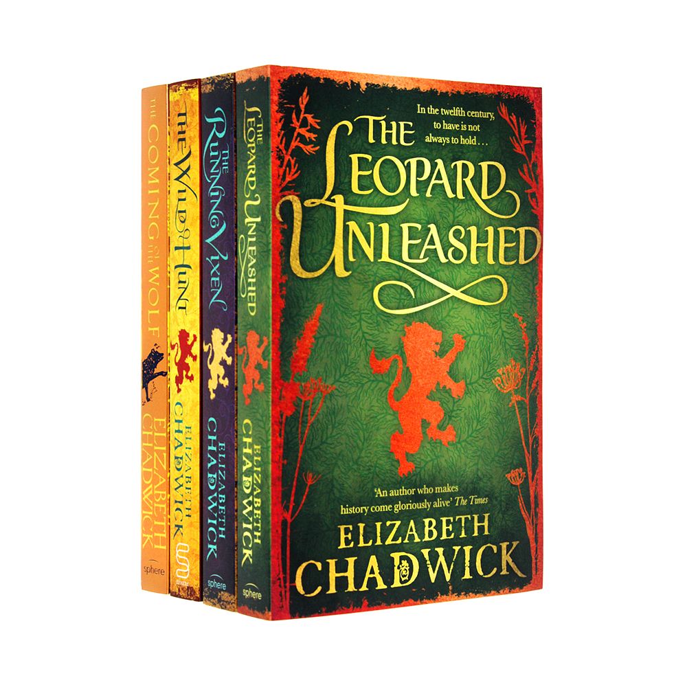 The Wild Hunt 4 Book Set by Elizabeth Chadwick: The Wild Hunt,The Running Vixen,The Coming of the Wolf,The Leopard Unleashed – Medieval Fiction Series