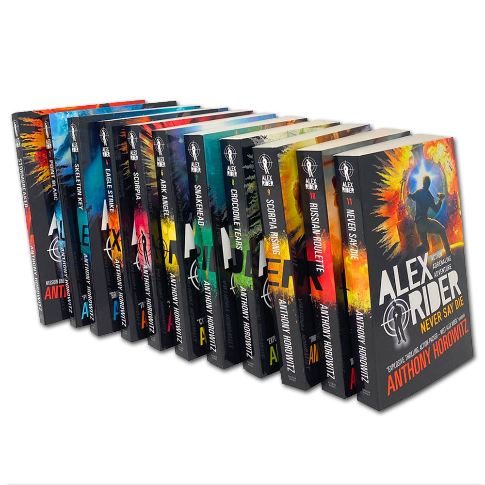 Alex Rider 11-Book Box Set by Anthony Horowitz |Action-Packed Children's Adventure Series with Mystery,Thrillers & Suspense for Young Readers & Kids