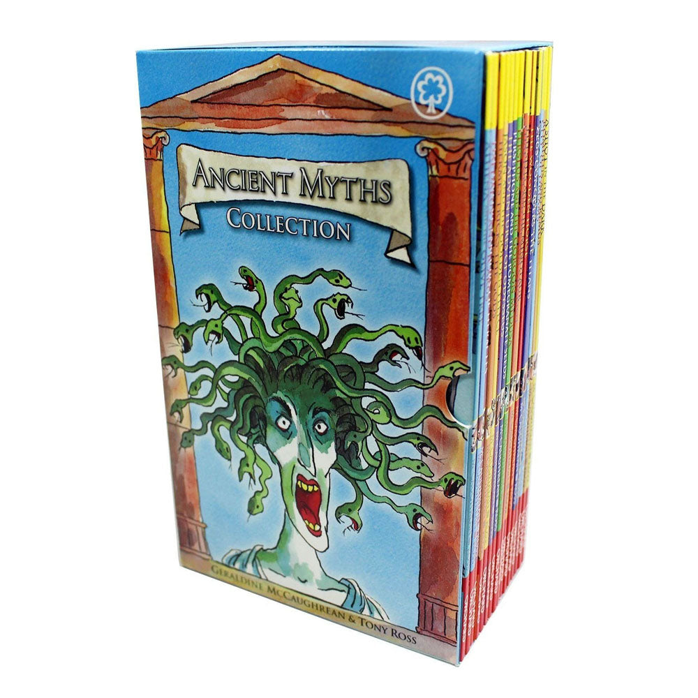 Ancient Myths 16 Books Collection Set by McCaughrean & Ross – Mythology Paperback Book Series, Legendary Tales, Folklore, Fiction & Classic Stories