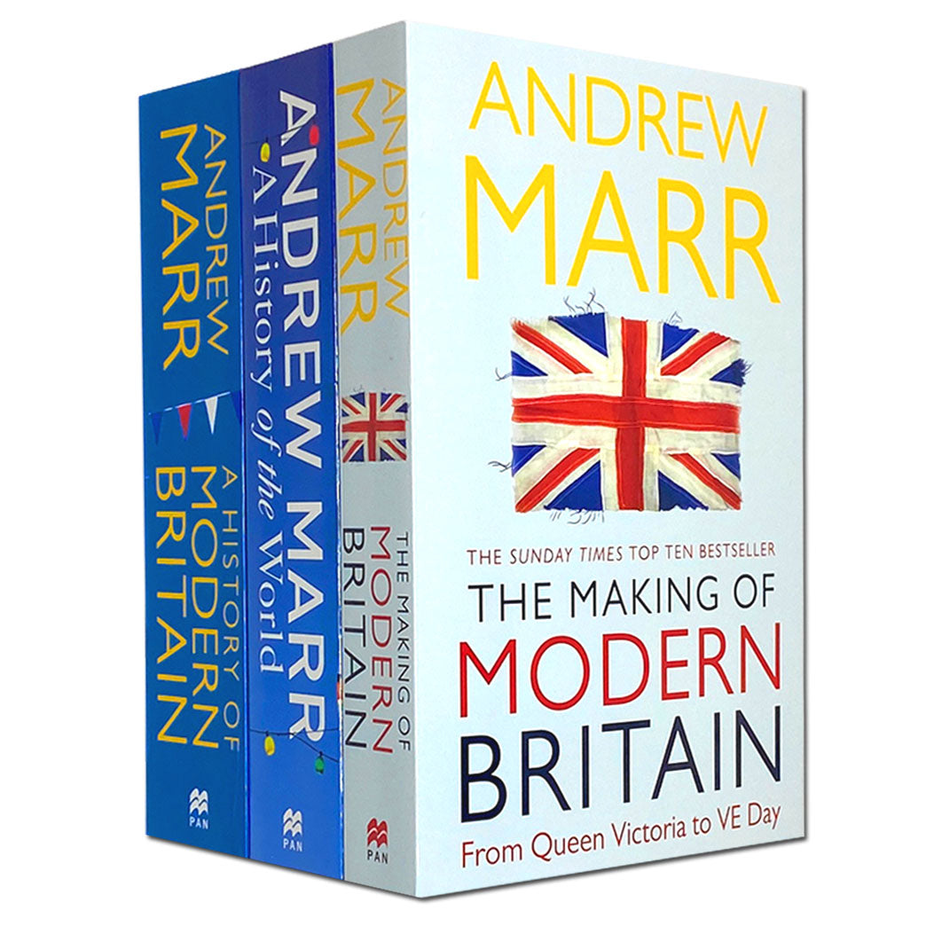 Andrew Marr 3 Book Set – A History of Modern Britain, Making of Britain, History of the World – Nonfiction, Politics, Culture, Educational