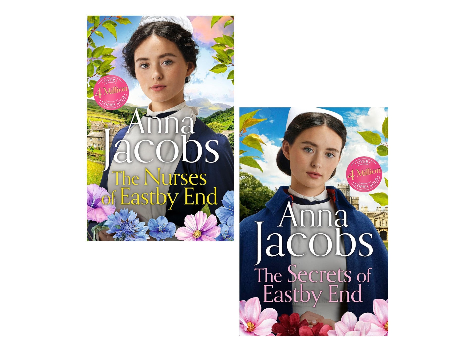 Anna Jacob 2 Book Collection Set (The Nurses Of Eastby End, The Secrets Of Eastby End) | Paperback
