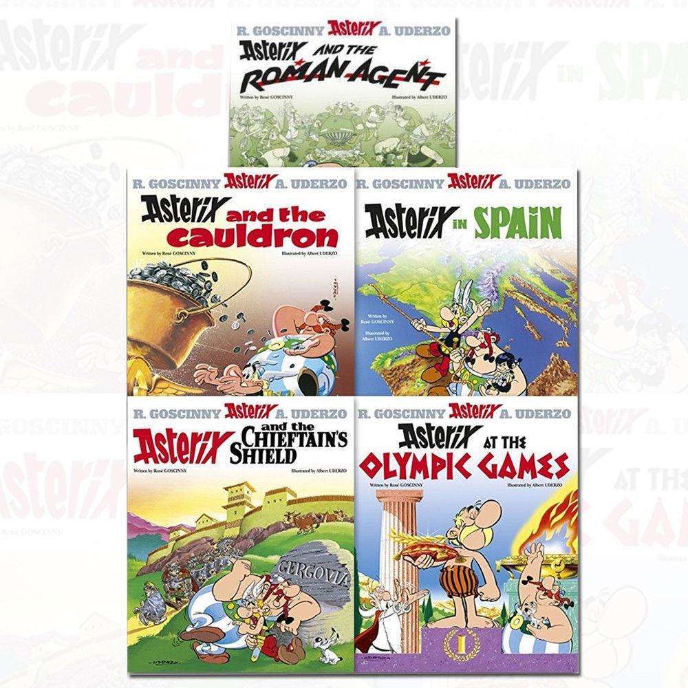 Asterix and the Roman Agent Series 3 Collection 5 Books Set 11 to 15 Kids Comic Book Graphic Novel Illustrated Stories Adventure Reading Entertainment