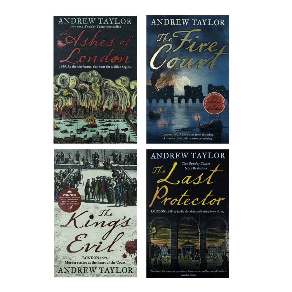 James Marwood & Cat Lovett Series 4 Book Set by Andrew Taylor| Historical Mystery & Thriller Collection – Suspenseful Fiction, Adventure & Reading Fun