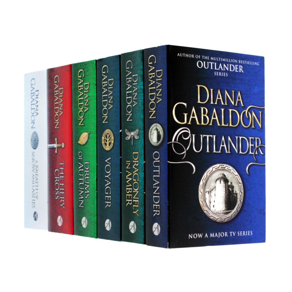 Outlander Series 1 Collection 6 Books Set by Diana Gabaldon – Historical Fiction, Romance & Time-Travel Adventure (Drums of Autumn, Fiery & More)