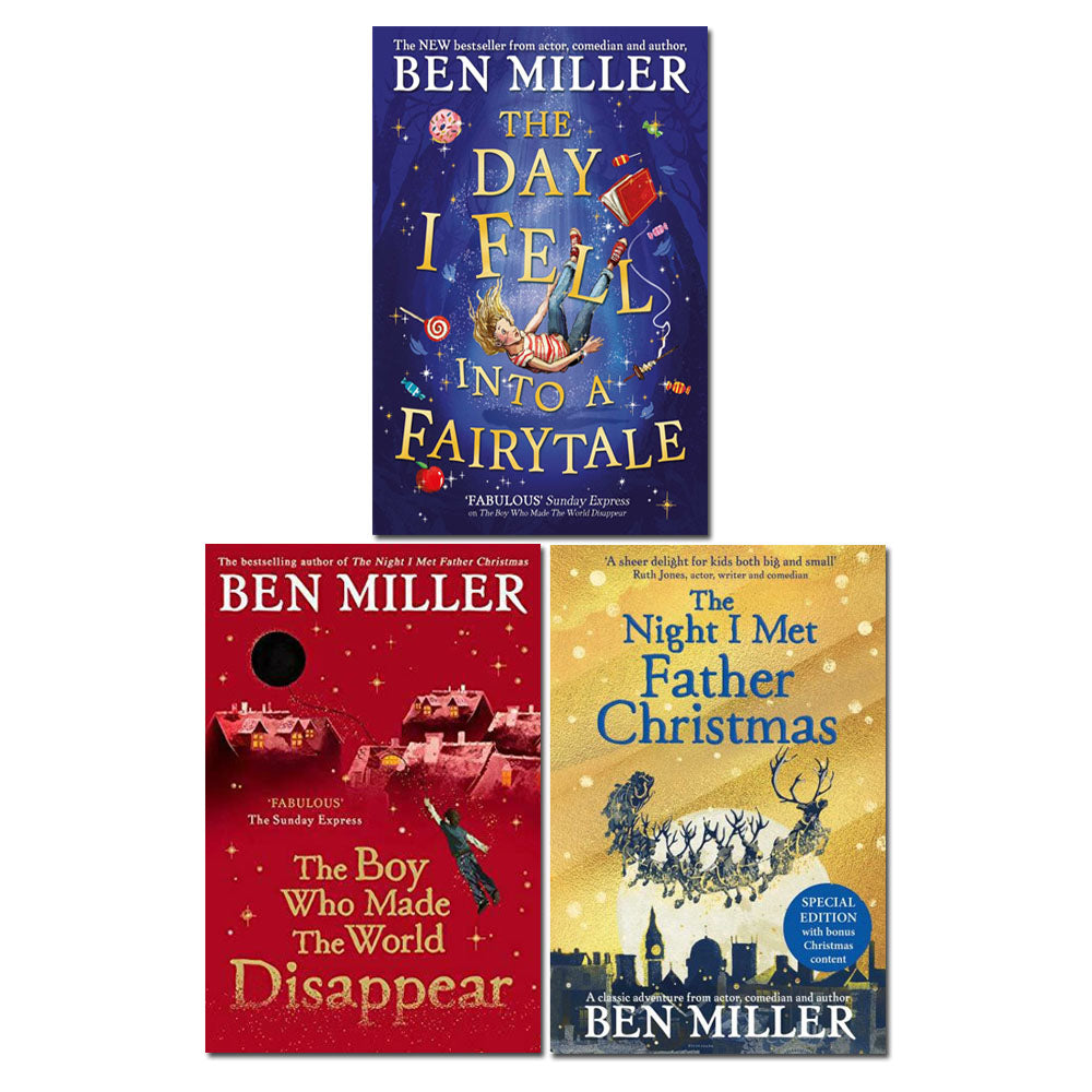 Ben Miller The Day I Fell Into a Fairytale 3 Books Collection Set | Magical Children's Fantasy, Adventure Stories, Fairytales, Fun Reading for Kids