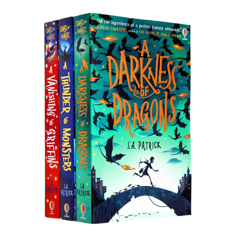 Songs of Magic 3 Book Collection Set by S. A. Patrick – Dragons, Griffins, Monsters, Magical Fantasy Adventure Series for Kids, Young Readers, Fiction