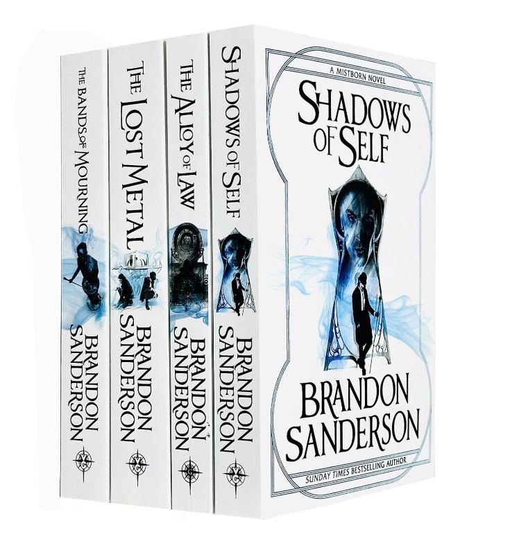 Mistborn Wax & Wayne The Complete Series 4 Books Collection Set – Brandon Sanderson | The Alloy of Law, Shadows of Self, The Bands of Mourning & The Lost Metal