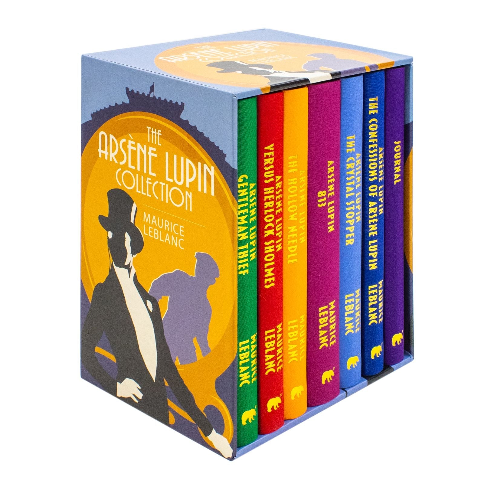 Arsène Lupin 7 Books Collection Set by Maurice Leblanc – Gentleman Thief, Arsène Lupin vs Herlock Sholmes, The Hollow Needle, 813 & More Classic Mystery Books