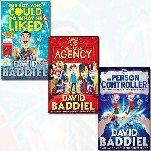 David Baddiel 3-Book Collection Set | The Parent Agency, The Person Controller & More | Funny Kids Fiction, Family Adventures, Imagination & Fun