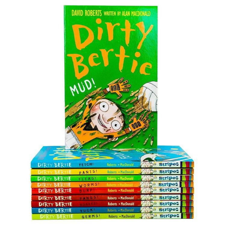 Dirty Bertie 10-Book Collection (Series 1) by David Roberts |Funny, Illustrated Children’s Stories Full of Humor,Adventure & Gross-Out Fun for Ages 7+