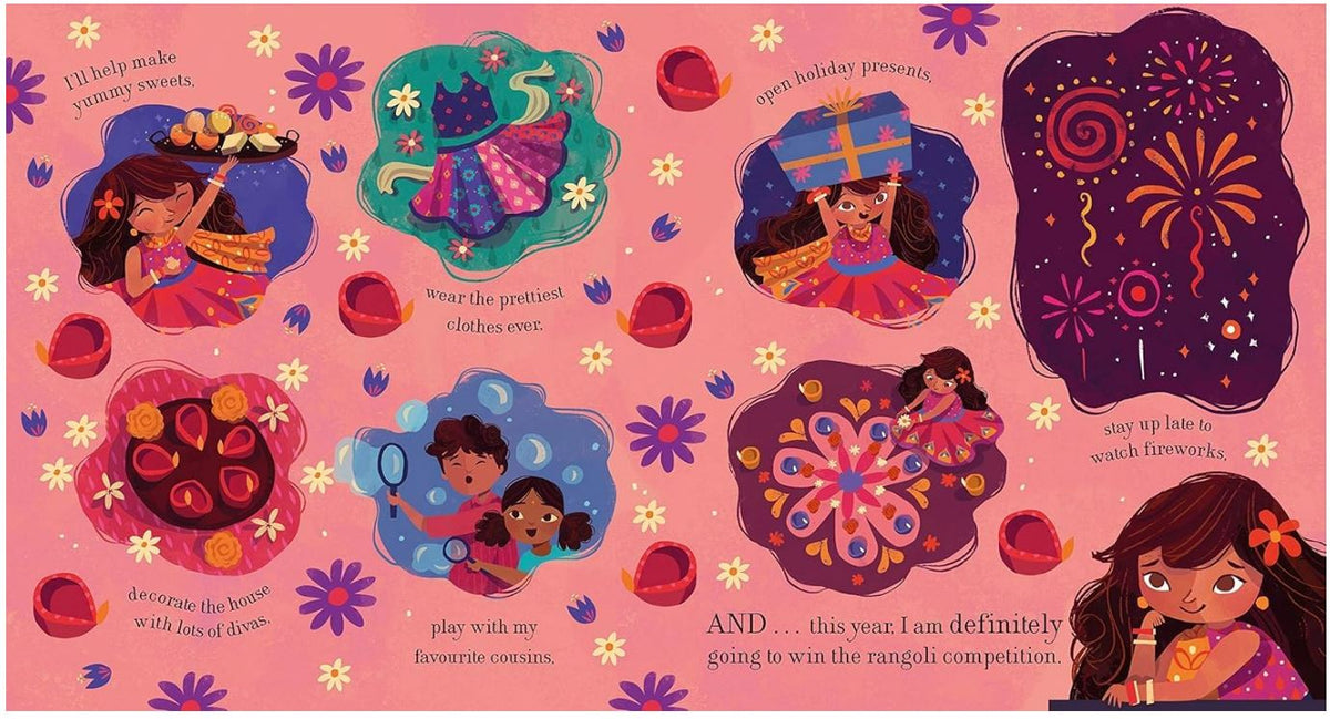 The Best Diwali Ever by Sonali Shah | Children's Diwali Story Book | Festival of Lights & Family Traditions | Board Book