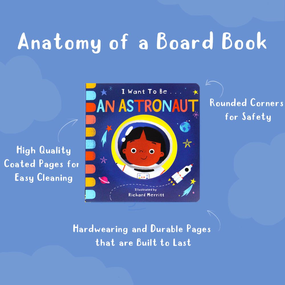 I Want To Be A.. Early Career Books for Curious Minds – 4 Book Children's Set by Richard Merritt | Educational, Interactive Stories with Mirror Ending