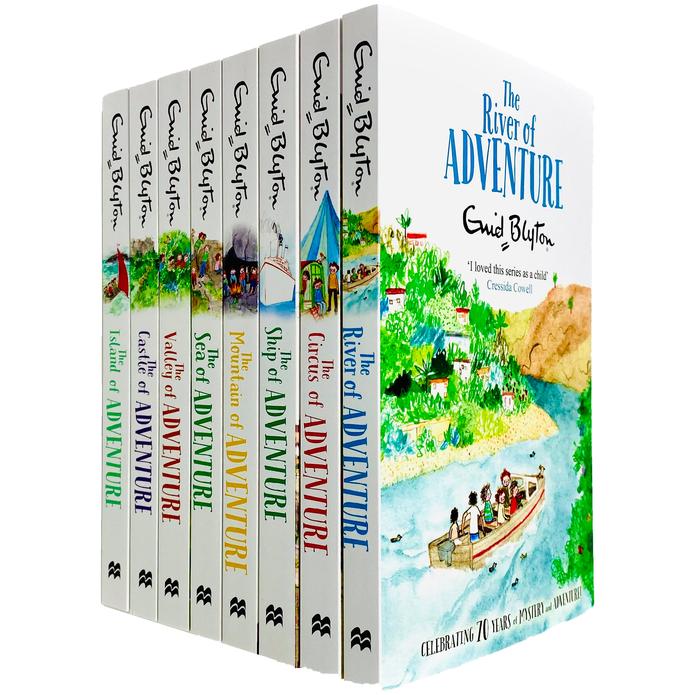 Enid Blyton Adventure Series 1-8 Book Collection Set| River, Circus, Ship,Mountain & More |Fun, Imaginative Children's Adventure Stories for 12+ years