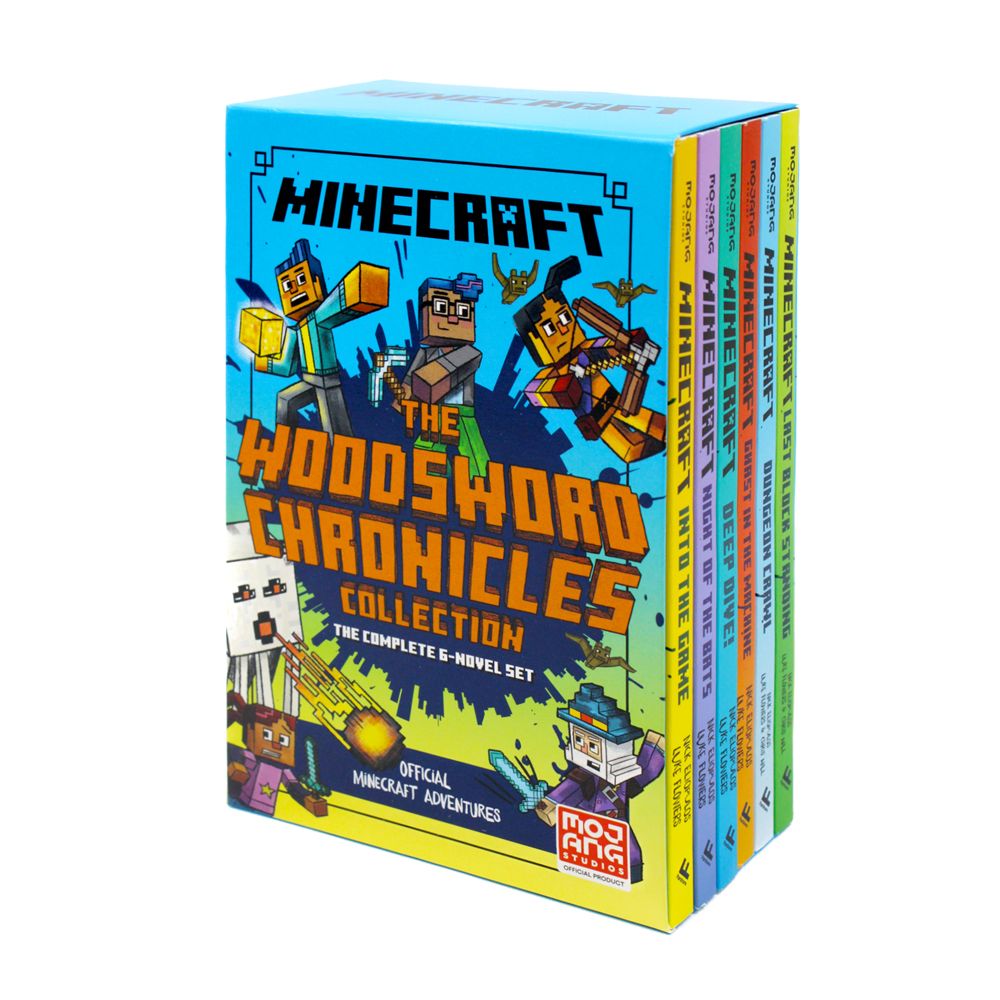Minecraft: The Woodsword Chronicles – 6-Book Set by Nick Eliopulos | Fun Fiction Series for Kids 8+ | Adventure, Exploration & Imagination