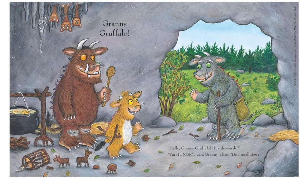 Gruffalo Granny by Julia Donaldson & Axel Scheffler – The Gruffalo's Brand-New Picture Book Adventure | Funny Rhyming Story for Children | Hardcover