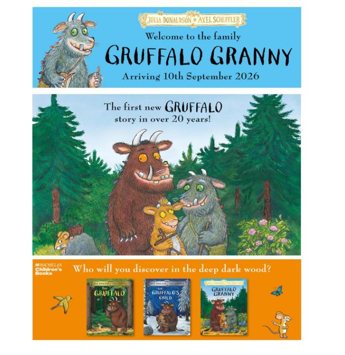Gruffalo Granny by Julia Donaldson & Axel Scheffler – The Gruffalo's Brand-New Picture Book Adventure | Funny Rhyming Story for Children | Hardcover