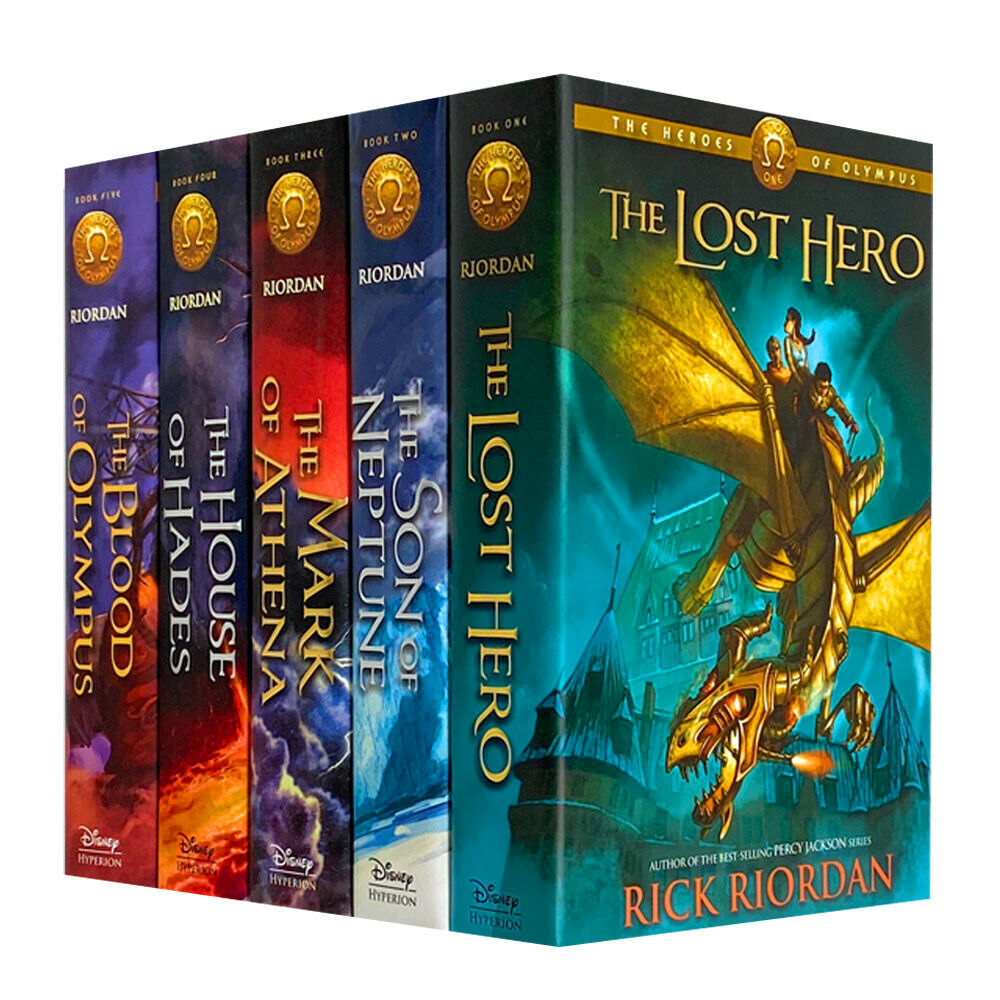 The Heroes of Olympus Collection 5 Books Set by Rick Riordan | Epic Fantasy Adventure Series, Mythology, Quests, Engaging Stories for Young Readers