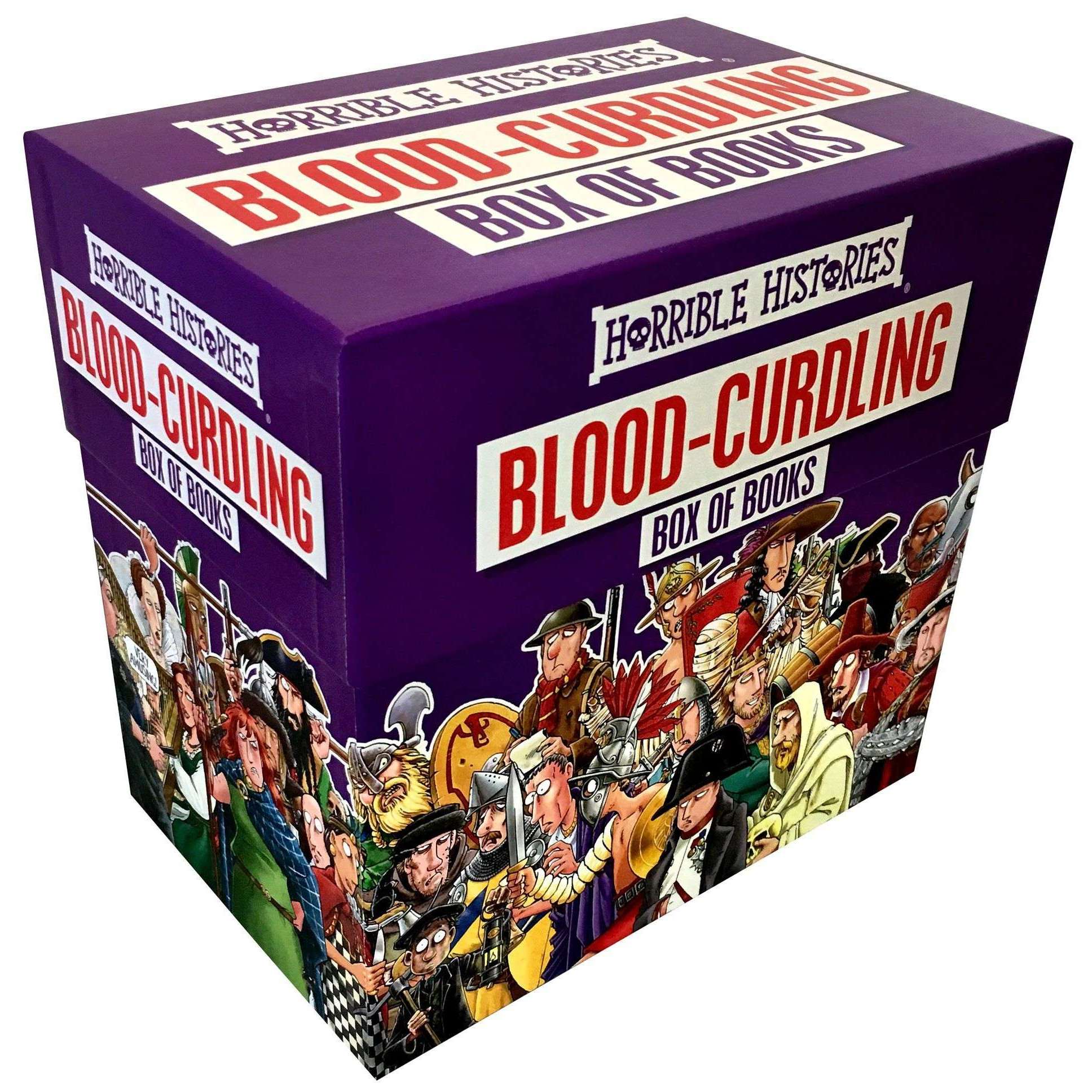 Horrible Histories 20 Book Box Set – Blood-Curdling History Collection by Terry Deary, Fun Educational Children's Books, Engaging Stories for12+ years