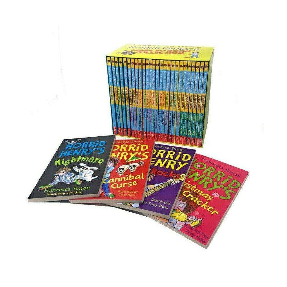 Horrid Henrys Mega 30 Books Collection Set By Francesca Simon
