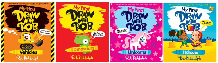 My First Draw With Rob 4 Books Set