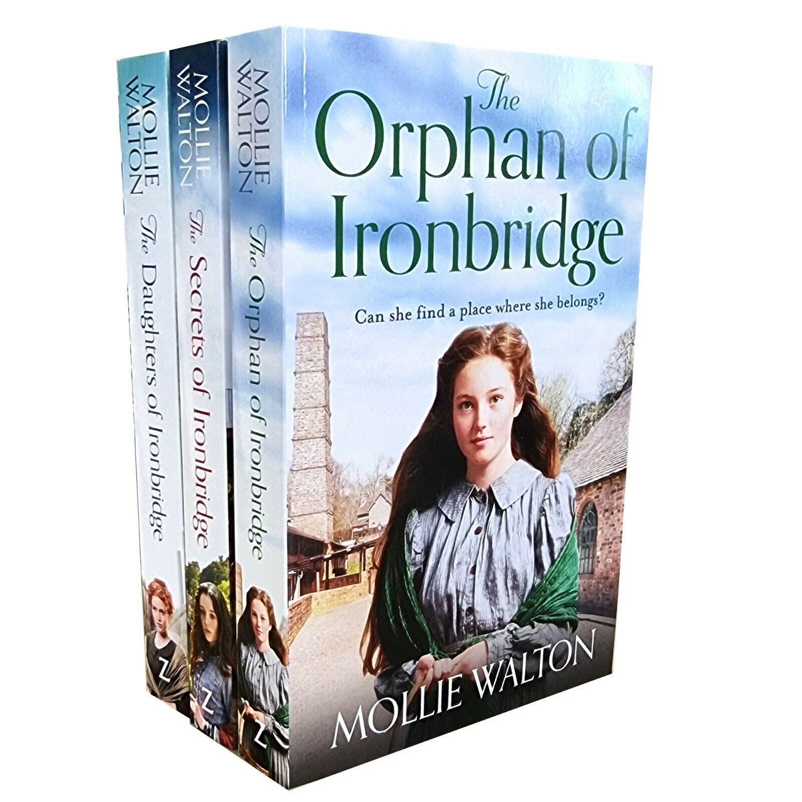 Ironbridge Trilogy 3 Books Collection Set by Mollie Walton | Historical Fiction, Orphan, Secrets & Daughters of Ironbridge | Family Adventure & Story