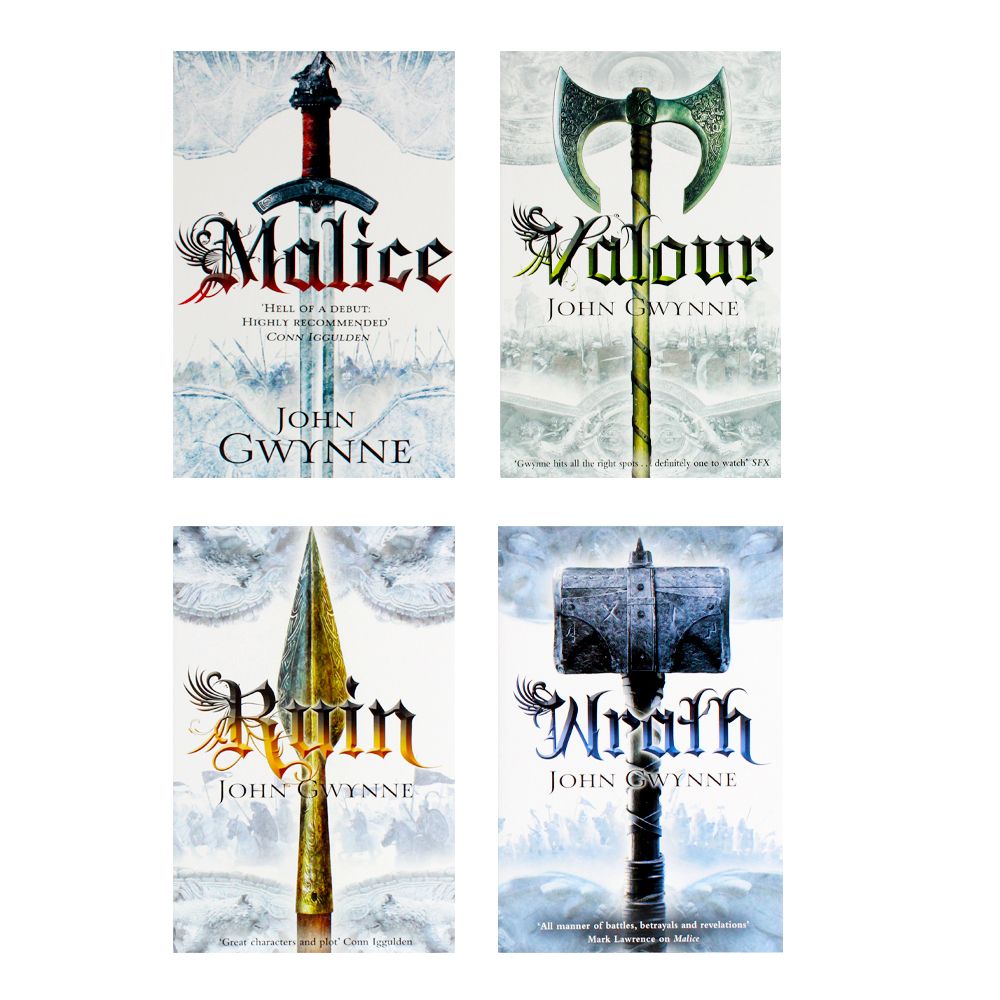 John Gwynne Faithful and the Fallen Collection – 4 Books Set: Ruin, Valour, Malice & More | Epic Fantasy Adventure Series| High & Dark Fantasy Novels