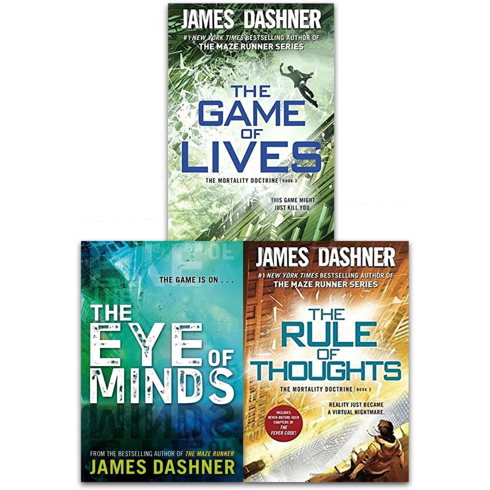 James Dashner Mortality Doctrine 3-Book Collection | Game of Lives | Thrilling Dystopian Adventure, Fantasy Fiction for Young Readers | Corgi Books