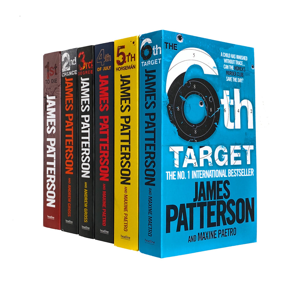 Women's Murder Club 6 Book Collection by James Patterson (Books 1-6)| Gripping Murder Mystery & Thriller Series| Crime Fiction with Suspense