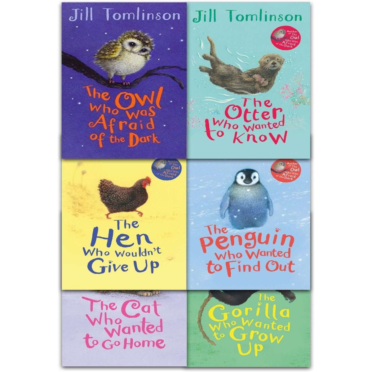 Jill Tomlinson’s Favourite Animal Tales 6 Book Collection Set – Children's Books Fiction Stories for Kids and Young Readers Adventure Reading Series
