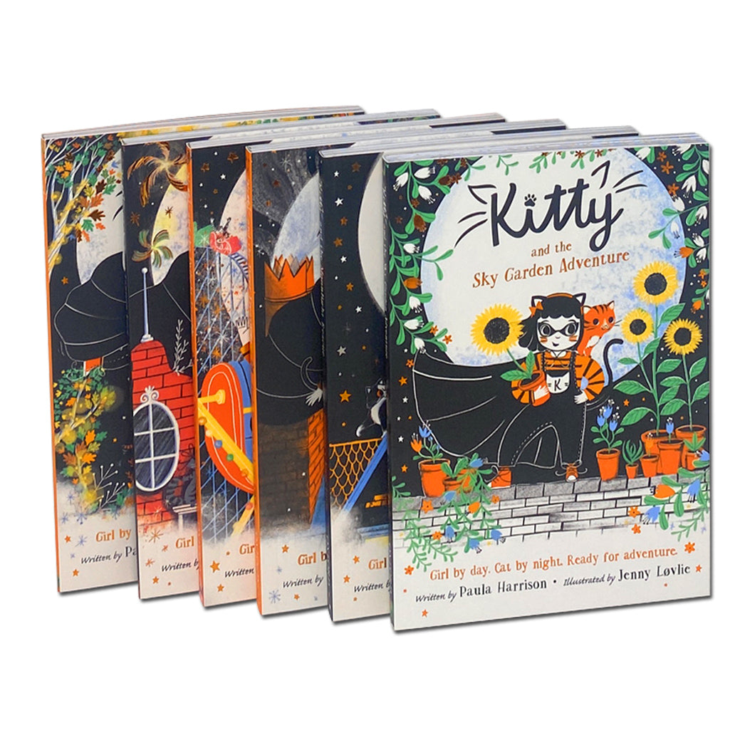 Kitty and the Rescue Adventure 6 Book Collection Set by Paula Harrison – Children's Animal Fiction Series, Fun Reading for Kids, Pets, Adventure