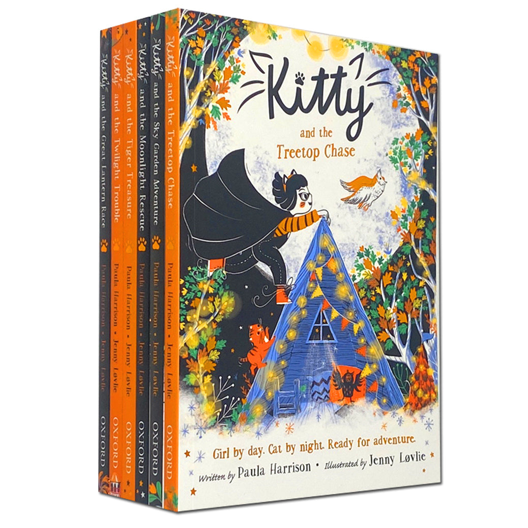 Kitty and the Rescue Adventure 6 Book Collection Set by Paula Harrison – Children's Animal Fiction Series, Fun Reading for Kids, Pets, Adventure