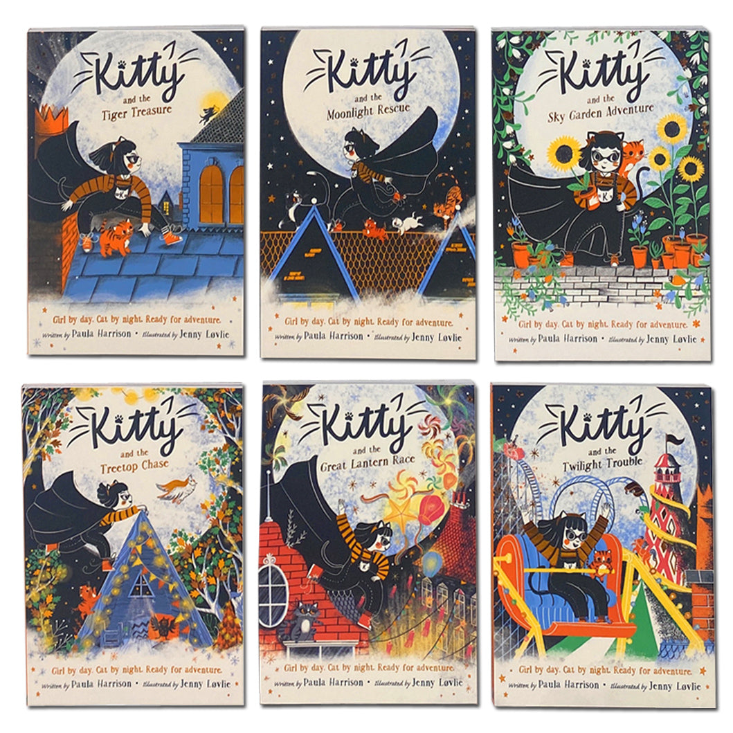 Kitty and the Rescue Adventure 6 Book Collection Set by Paula Harrison – Children's Animal Fiction Series, Fun Reading for Kids, Pets, Adventure