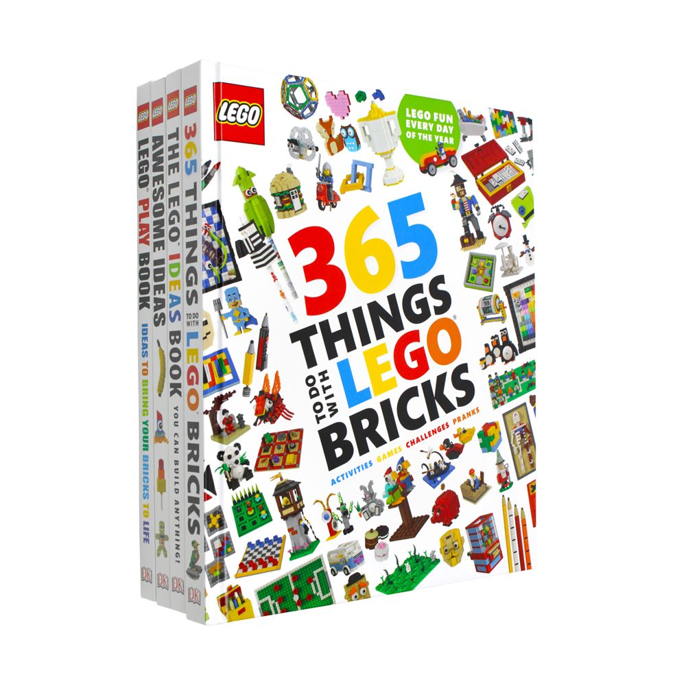 DK LEGO Activity Ideas 4-Book Collection Set | Fun & Creative Play for Kids – Interactive Books with Building Challenges, DIY, Learning & Imaginative