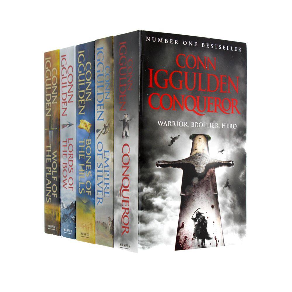 Conn Iggulden Conqueror Series 5 Book Set – Epic Historical Fiction of the Khan Dynasty | Gripping Adventure, Thrilling Narratives & Storytelling