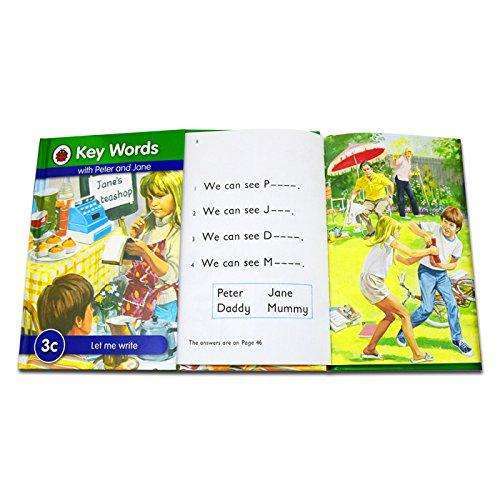 Ladybird Key Words with Peter and Jane – 36 Books Set | Educational Hardback Collection for Kids' Early Learning, Reading, Vocabulary & Literacy