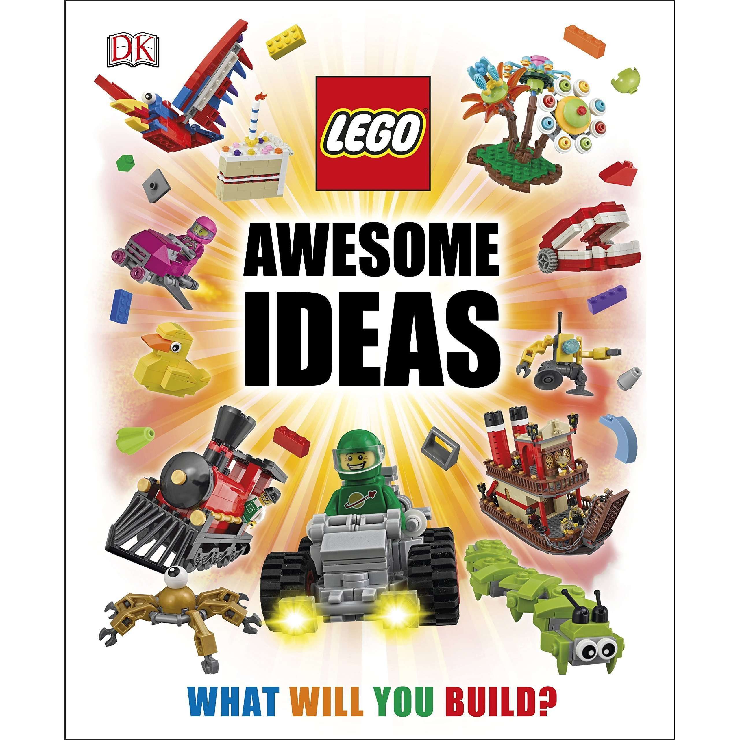 LEGO Awesome Ideas Book by Daniel Lipkowitz [Hardback]| Fun & Creative Building Projects for Kids – Imaginative Play, Crafts & Construction Activities