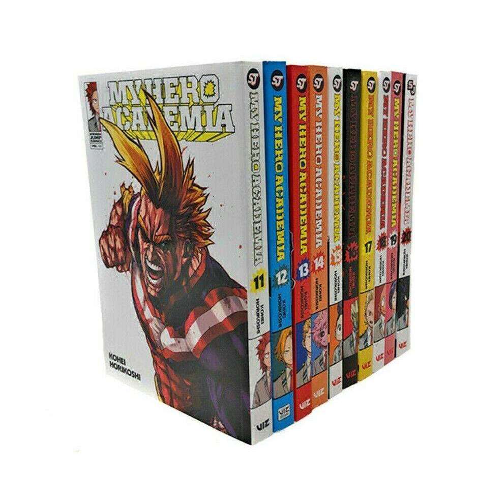 My Hero Academia Vol. 11-20 Collection – 10 Book Superhero Manga Set | Action-Packed Graphic Novels from VIZ Media for Anime & Comic Fans