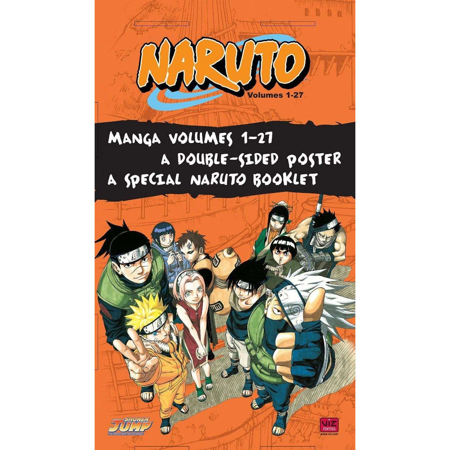 Naruto Box Set 1: 1-27 Book Complete Collection by Masashi Kishimoto | Manga, Graphic Novels, Adventure, Action, Fantasy, Anime Story for 12+ years