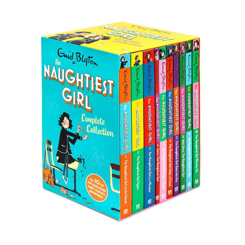 Enid Blyton The Naughtiest Girl 10 Book Collection | Classic Children's Fiction Series – Fun, Wholesome Chapter Books on Friendship & Learning