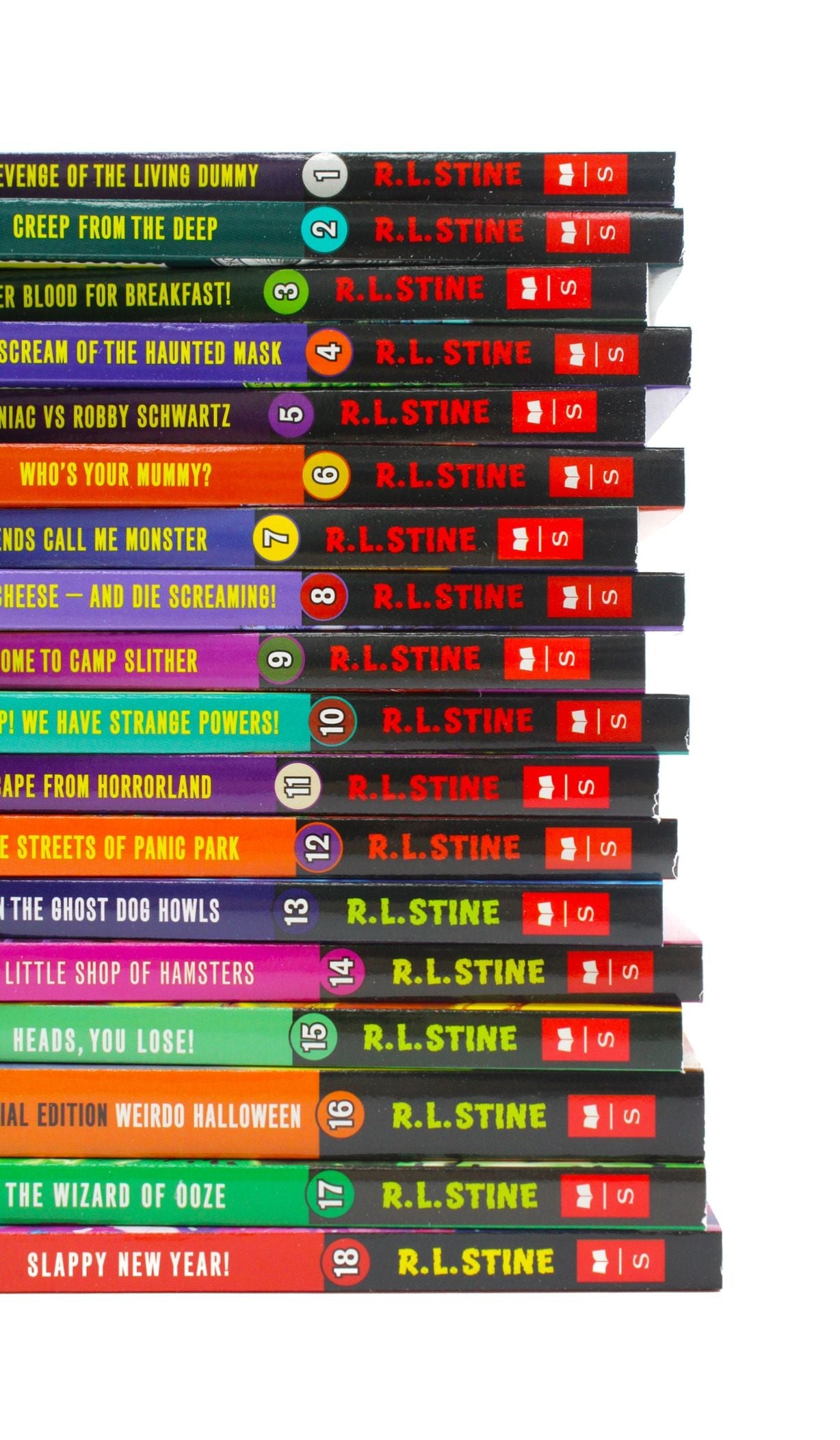 Goosebumps HorrorLand 18 Book Box Set by R.L. Stine | Scary Children's Fiction Series – Spooky Stories, Paperback Collection & Kids' Reading Fun