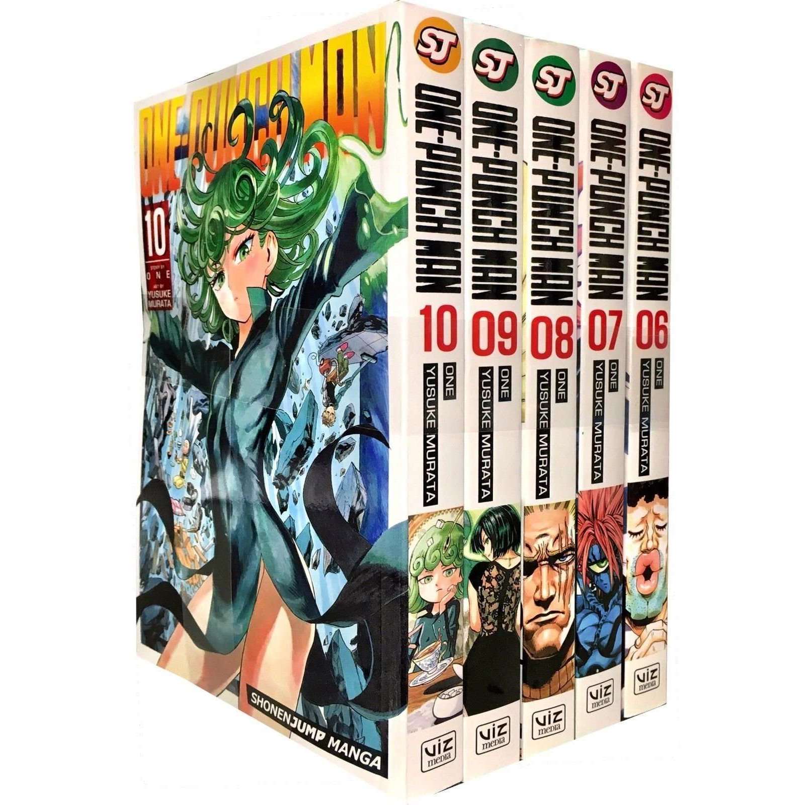 One Punch Man Vol. 6-10 Collection | 5 Book Manga Set (Series 2) | Action-Packed & Humorous Graphic Novels for Kids, Teens & Manga Fans