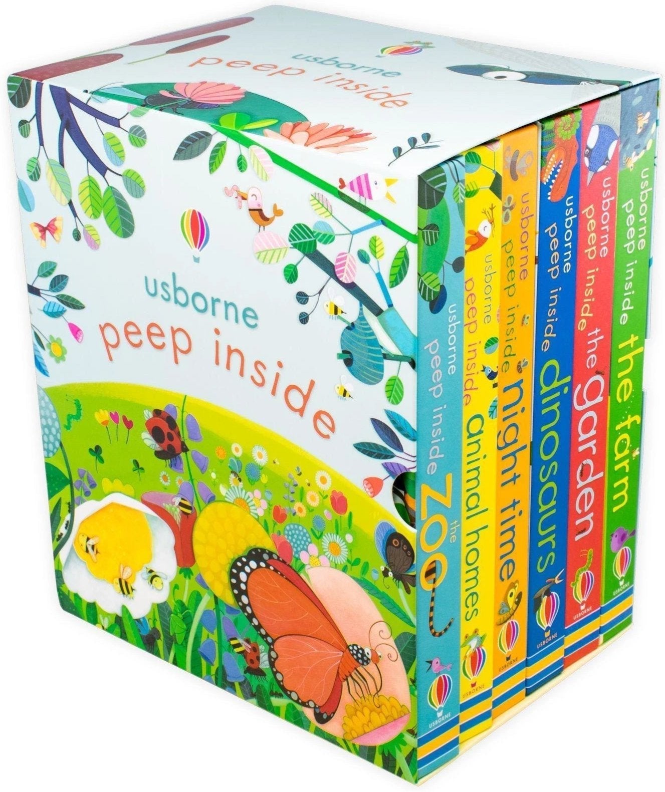 Usborne Peep Inside 6-Book Board Collection | Interactive & Educational Books for Toddlers | Early Learning, Fun Stories, Imagination & Discovery