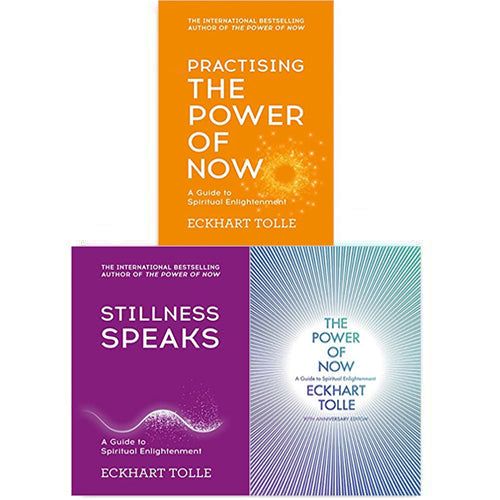 Eckhart Tolle 3 Book Collection Set – The Power of Now, Stillness Speaks|Mindfulness, Spiritual Awakening, Self-Help & Personal Growth for Inner Peace