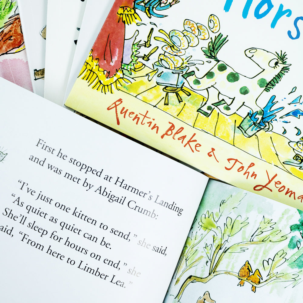 John Yeoman & Quentin Blake Children’s Classic Stories – 10-Book Set | Illustrated tales, fun learning, bedtime stories, read-aloud, 8+ years