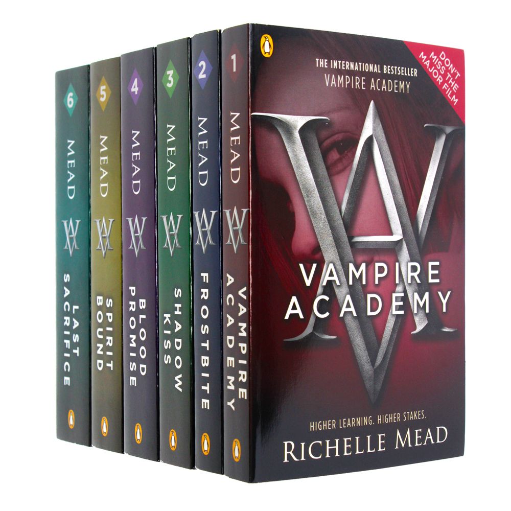 Vampire Academy 6 Paperback Book Series Collection by Richelle Mead | YA Fantasy, Romance & Magic | Includes Last Sacrifice, Spirit Bound & More