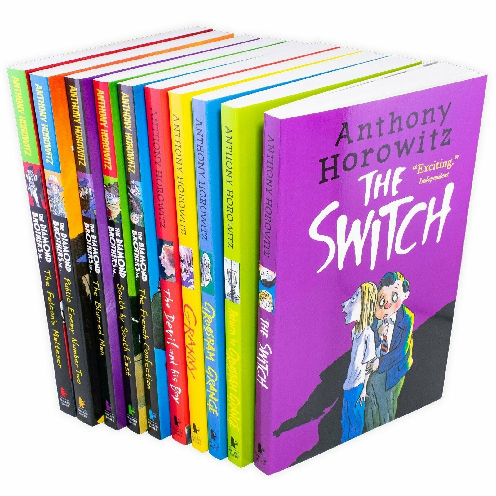 The Wickedly Funny Anthony Horowitz Bumper Boxset– 10 Book Collection of Hilarious & Adventurous Children's Fiction for Young Readers & Kids